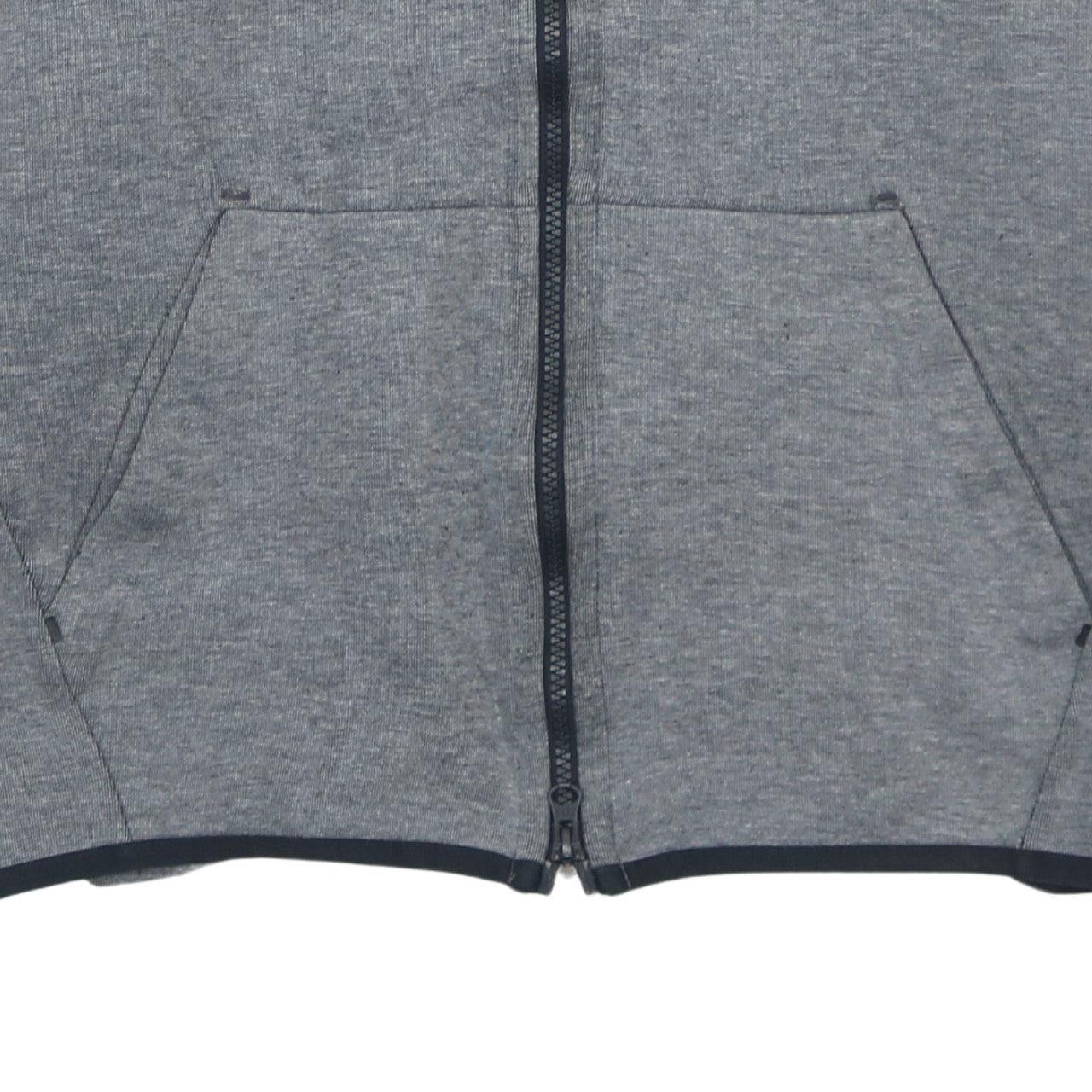 Mens UK Size L Nike Grey Full Zip Hoodie
