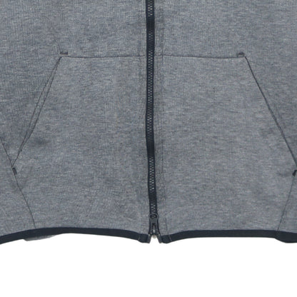Mens UK Size L Nike Grey Full Zip Hoodie