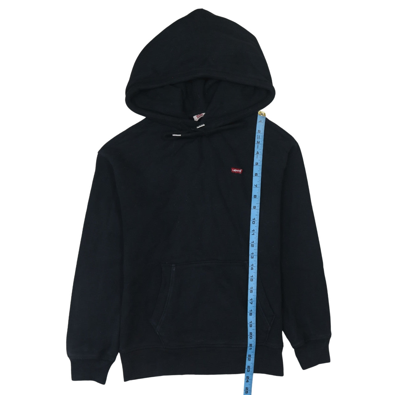 Mens UK Size XS Levi's Black Pullover Hoodie