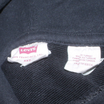 Mens UK Size XS Levi's Black Pullover Hoodie