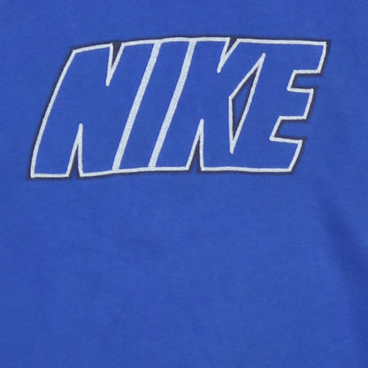 Nike Boys Blue Pullover Hoodie XL 13-15 Years Graphic Logo Fleece