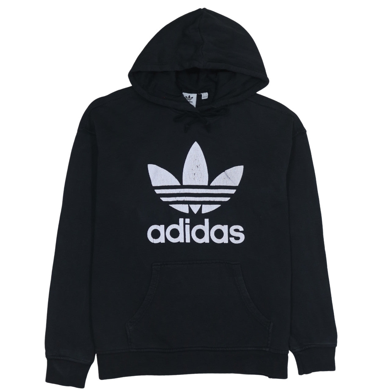 Womens UK Size 12 adidas Black Pullover Hoodie