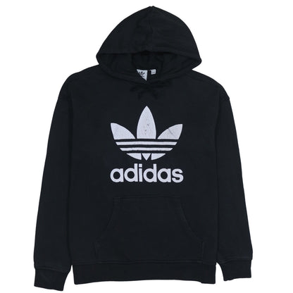 Womens UK Size 12 adidas Black Pullover Hoodie
