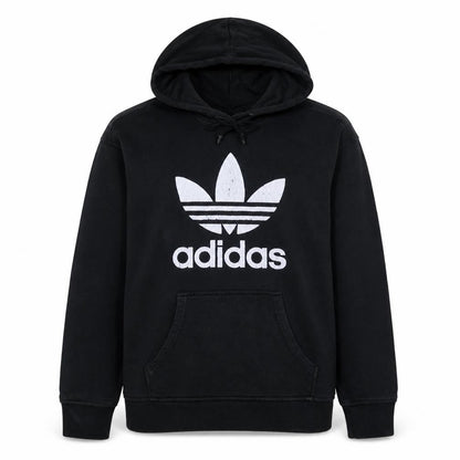 Womens UK Size 12 adidas Black Pullover Hoodie