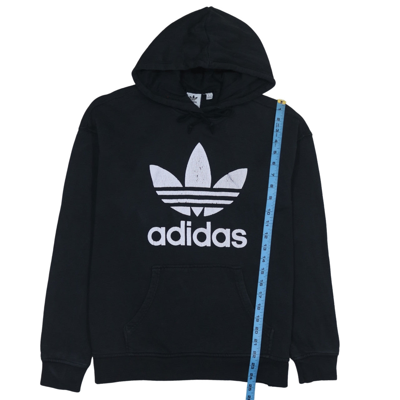 Womens UK Size 12 adidas Black Pullover Hoodie