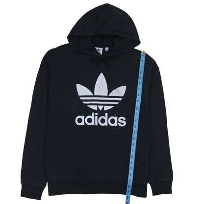 Womens UK Size 12 adidas Black Pullover Hoodie