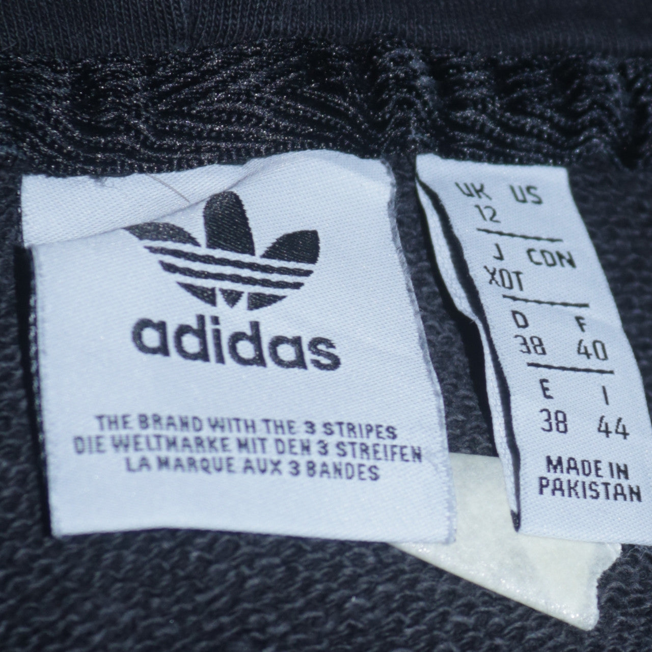 Womens UK Size 12 adidas Black Pullover Hoodie