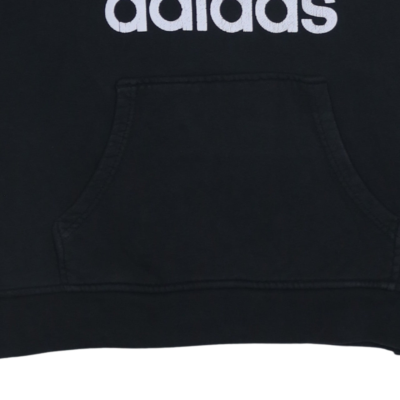 Womens UK Size 12 adidas Black Pullover Hoodie