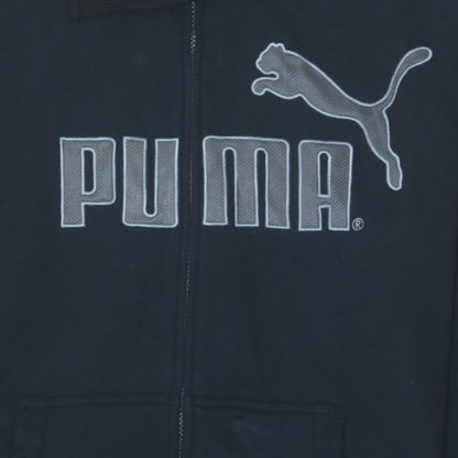 Mens UK Size XL PUMA Black Full Zip Hoodie