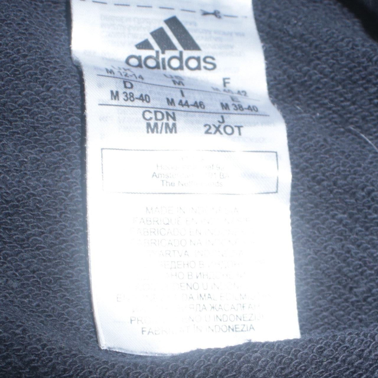 Womens UK Size M adidas Black Pullover Hoodie