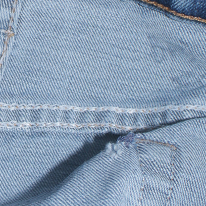 Mens UK Size L Wrangler Relaxed Fit Straight Blue Jeans