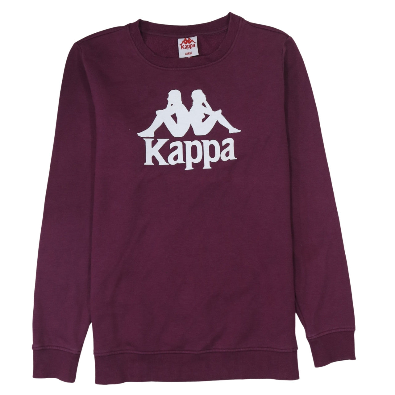 Mens UK Size L Kappa Purple Pullover Sweatshirt