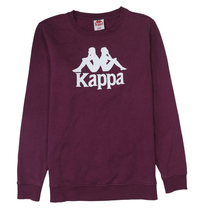 Mens UK Size L Kappa Purple Pullover Sweatshirt