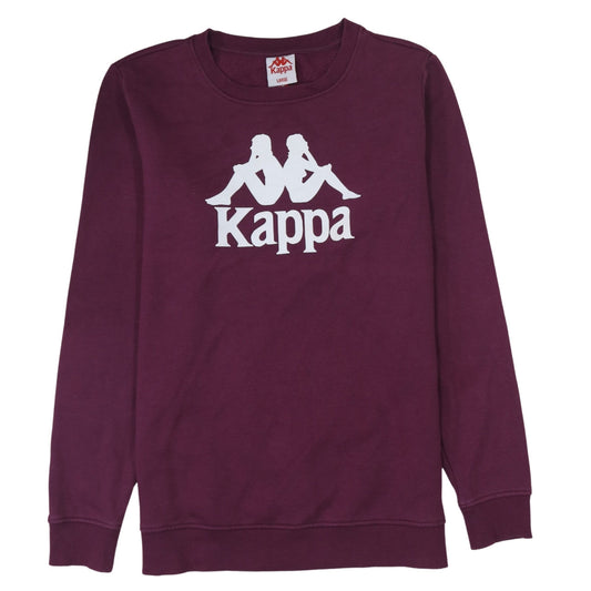 Mens UK Size L Kappa Purple Pullover Sweatshirt