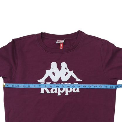 Mens UK Size L Kappa Purple Pullover Sweatshirt
