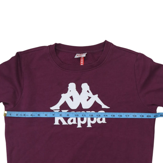 Mens UK Size L Kappa Purple Pullover Sweatshirt