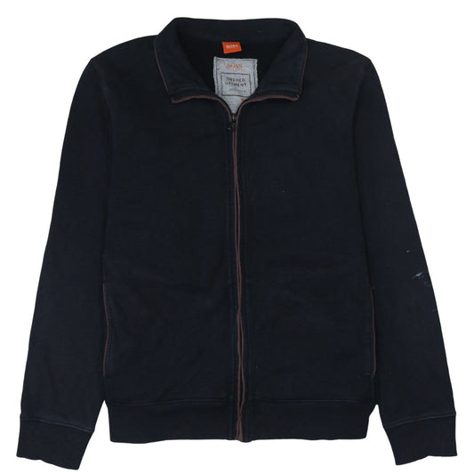 Hugo Boss Men's Black XL Basic Full Zip Cotton Activewear Jacket