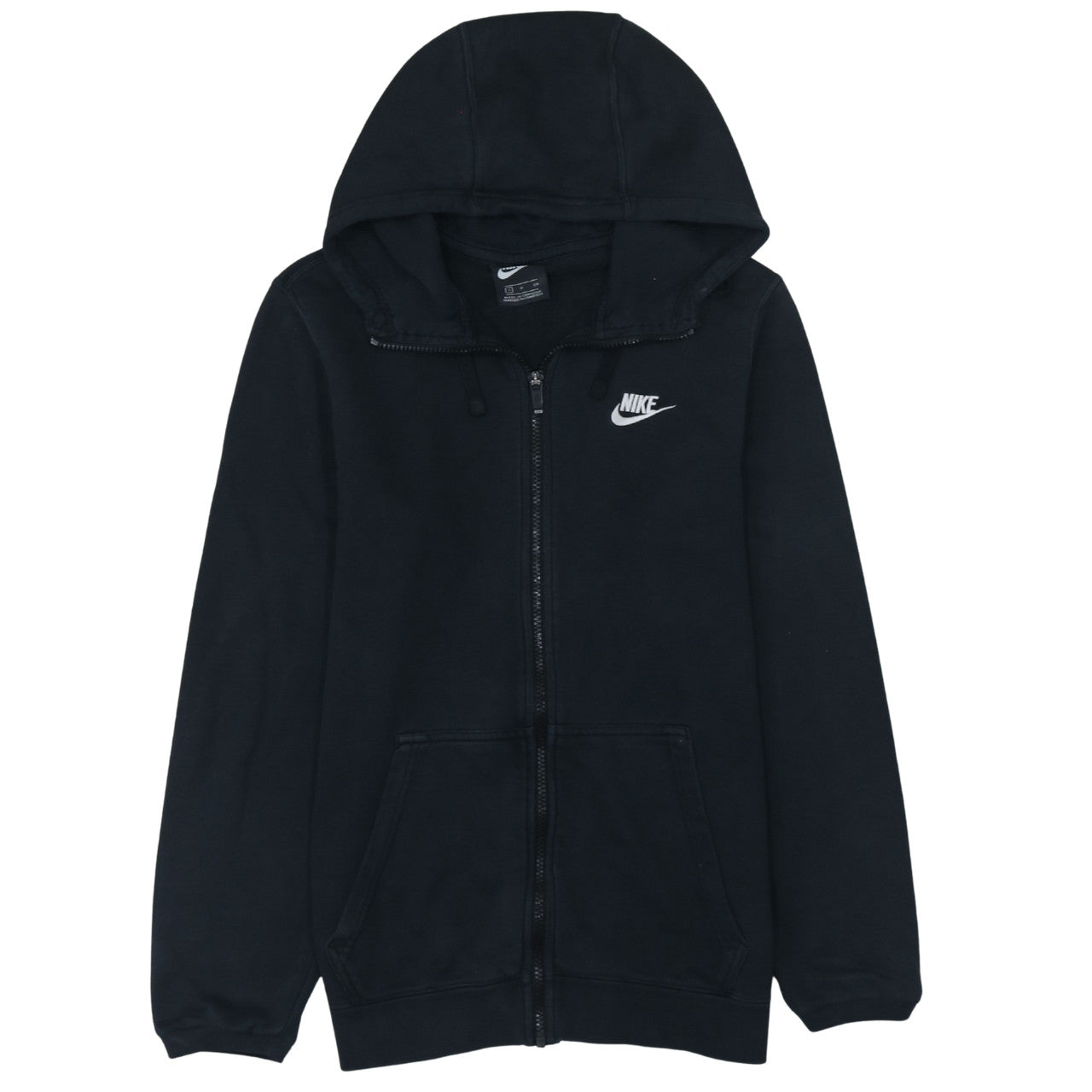 Mens UK Size S Nike Black Full Zip Hoodie