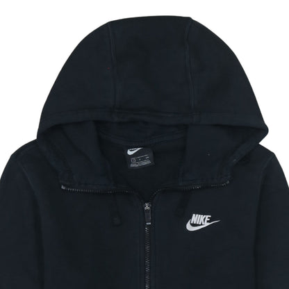 Mens UK Size S Nike Black Full Zip Hoodie