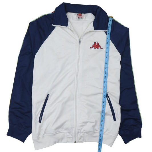 Mens UK Size XL Kappa White Gym & Training Running & Jogging Casual Jacket