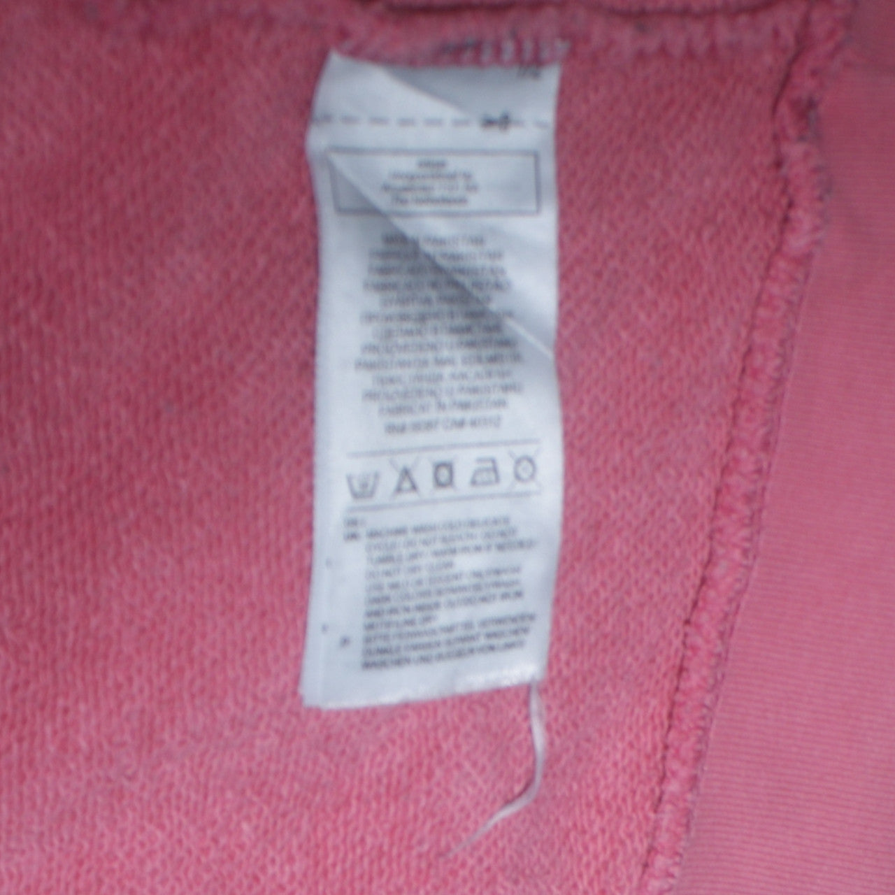 Mens UK Size M adidas Pink Pullover Hoodie
