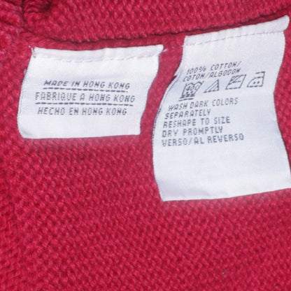 Mens UK Size S Tommy Hilfiger Denim Red Pullover Jumper