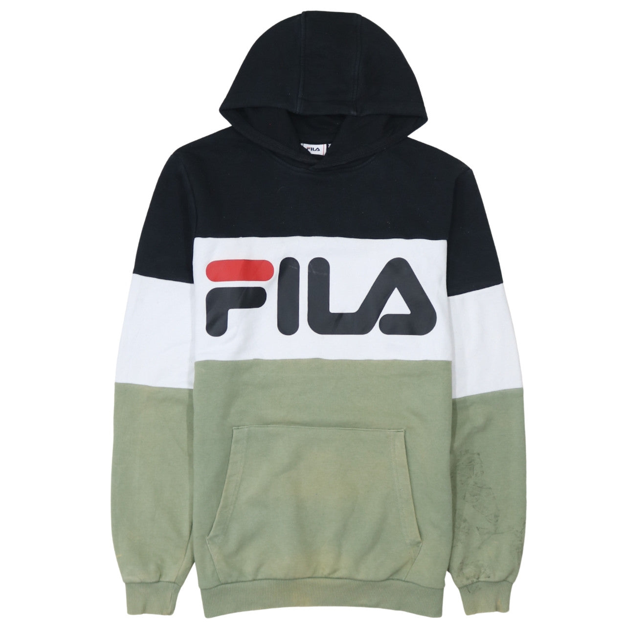 Mens UK Size XS FILA Multicoloured Pullover Hoodie