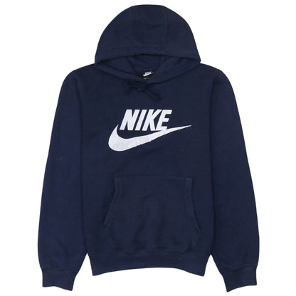 Mens UK Size S Nike Blue Pullover Hoodie