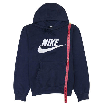 Mens UK Size S Nike Blue Pullover Hoodie