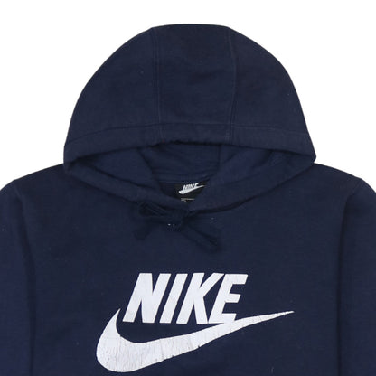 Mens UK Size S Nike Blue Pullover Hoodie