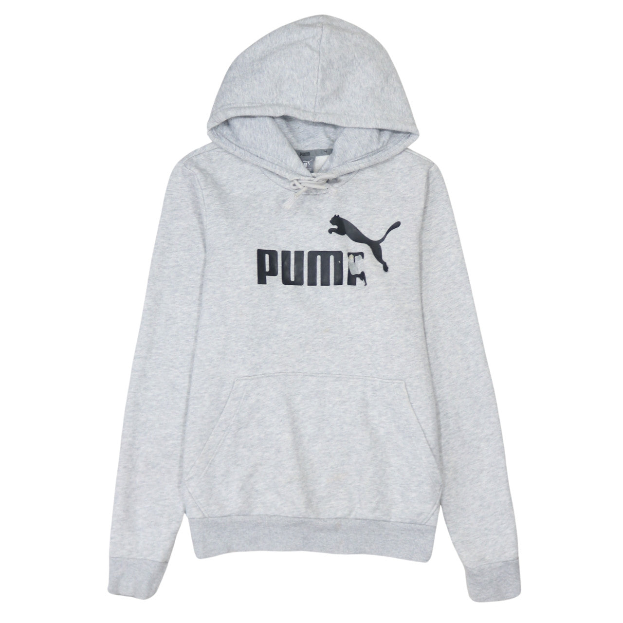 Womens UK Size XS PUMA Grey Pullover Hoodie