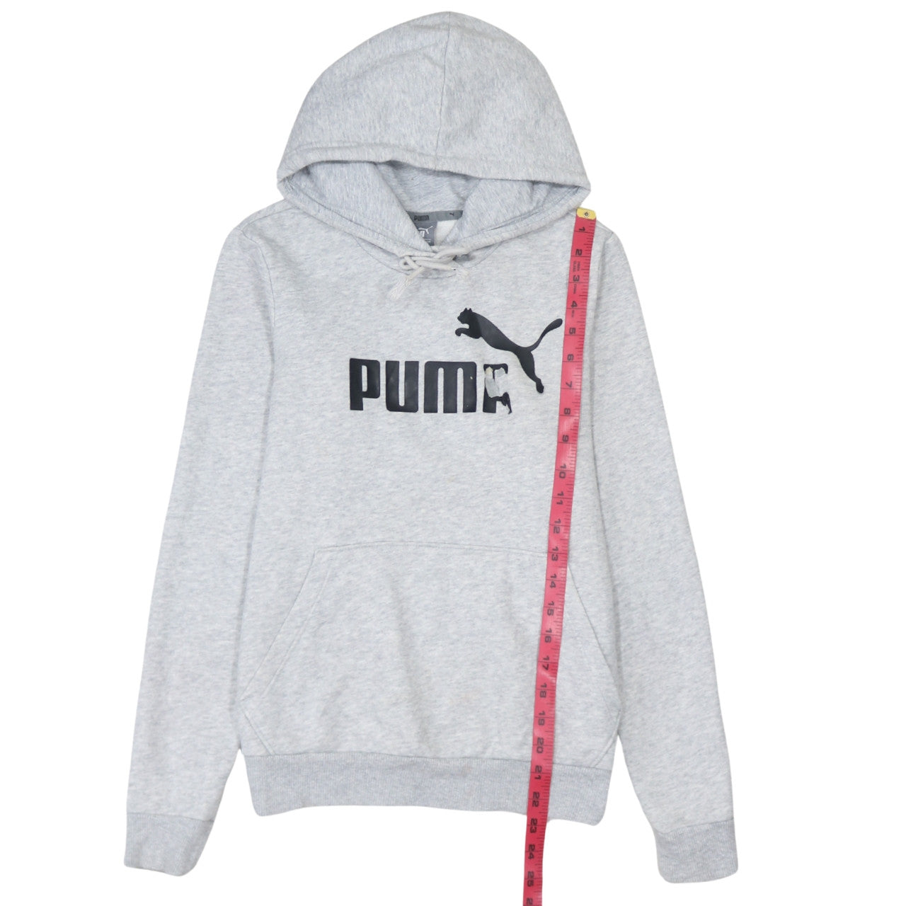 Womens UK Size XS PUMA Grey Pullover Hoodie