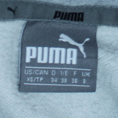 Womens UK Size XS PUMA Grey Pullover Hoodie