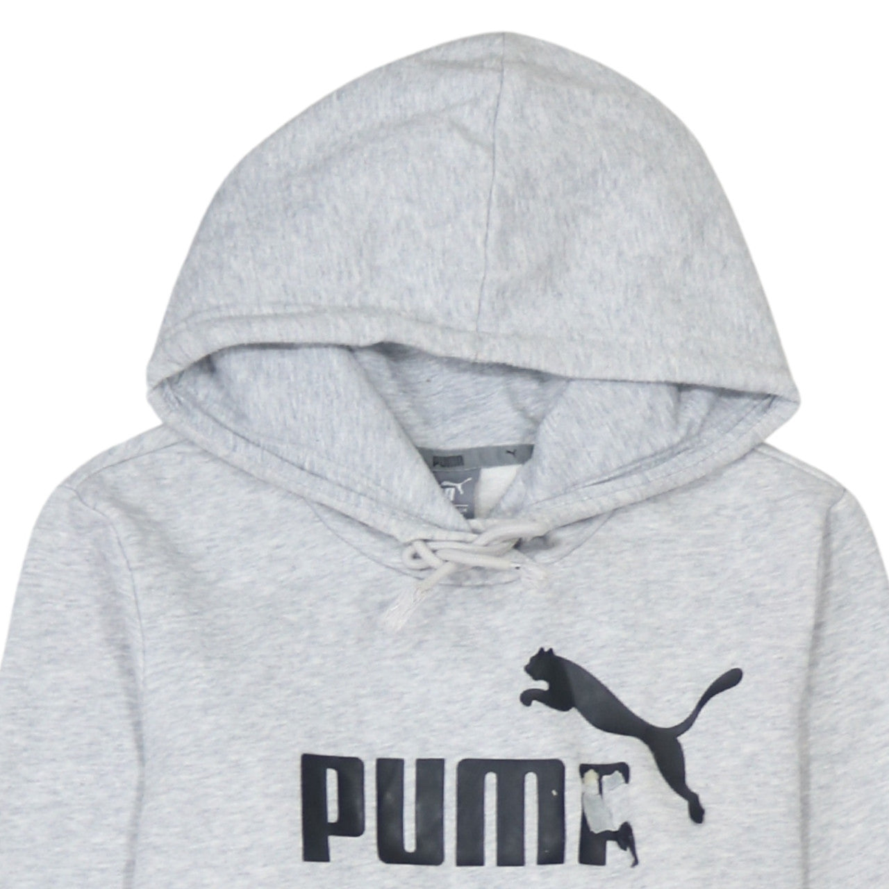 Womens UK Size XS PUMA Grey Pullover Hoodie