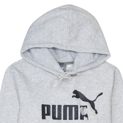 Womens UK Size XS PUMA Grey Pullover Hoodie