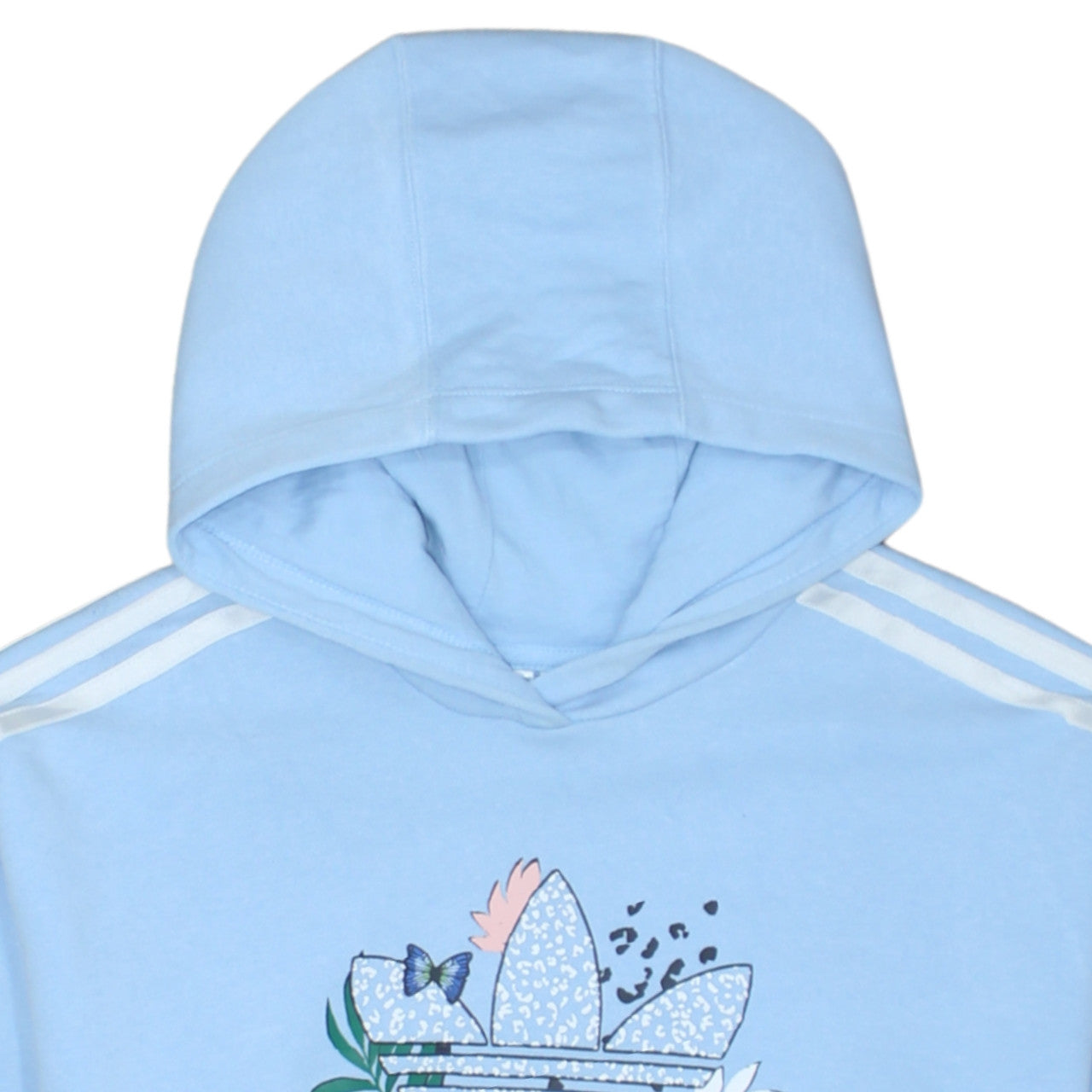 Girls UK Size 13-14 Years adidas Blue Pullover Hoodie