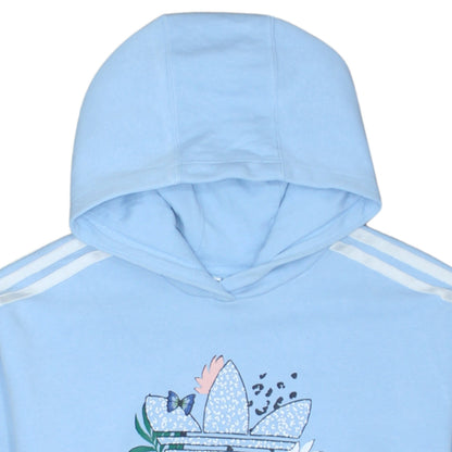 Girls UK Size 13-14 Years adidas Blue Pullover Hoodie