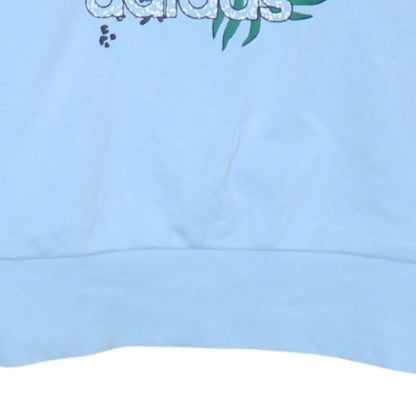 Girls UK Size 13-14 Years adidas Blue Pullover Hoodie
