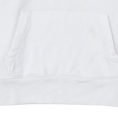 Mens UK Size S Hollister White Pullover Hoodie