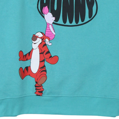 Womens UK Size 12/14 Disney Blue Pullover Hoodie