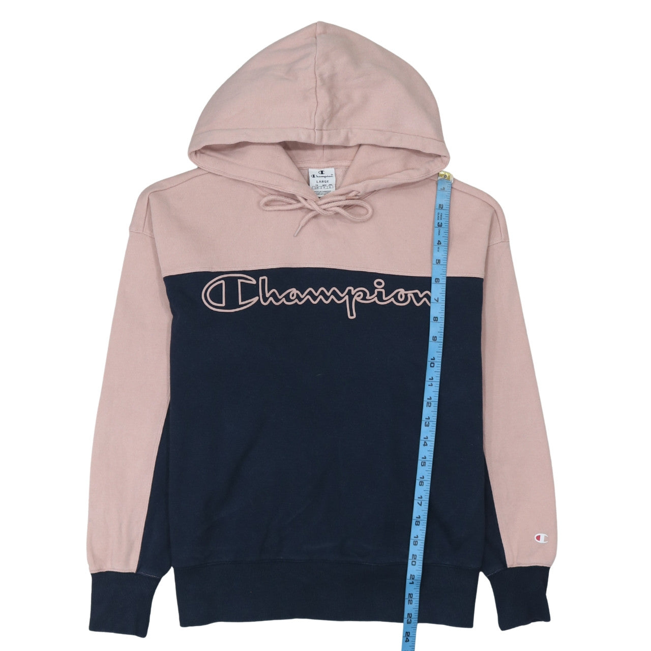 Womens UK Size L Champion Multicoloured Pullover Hoodie