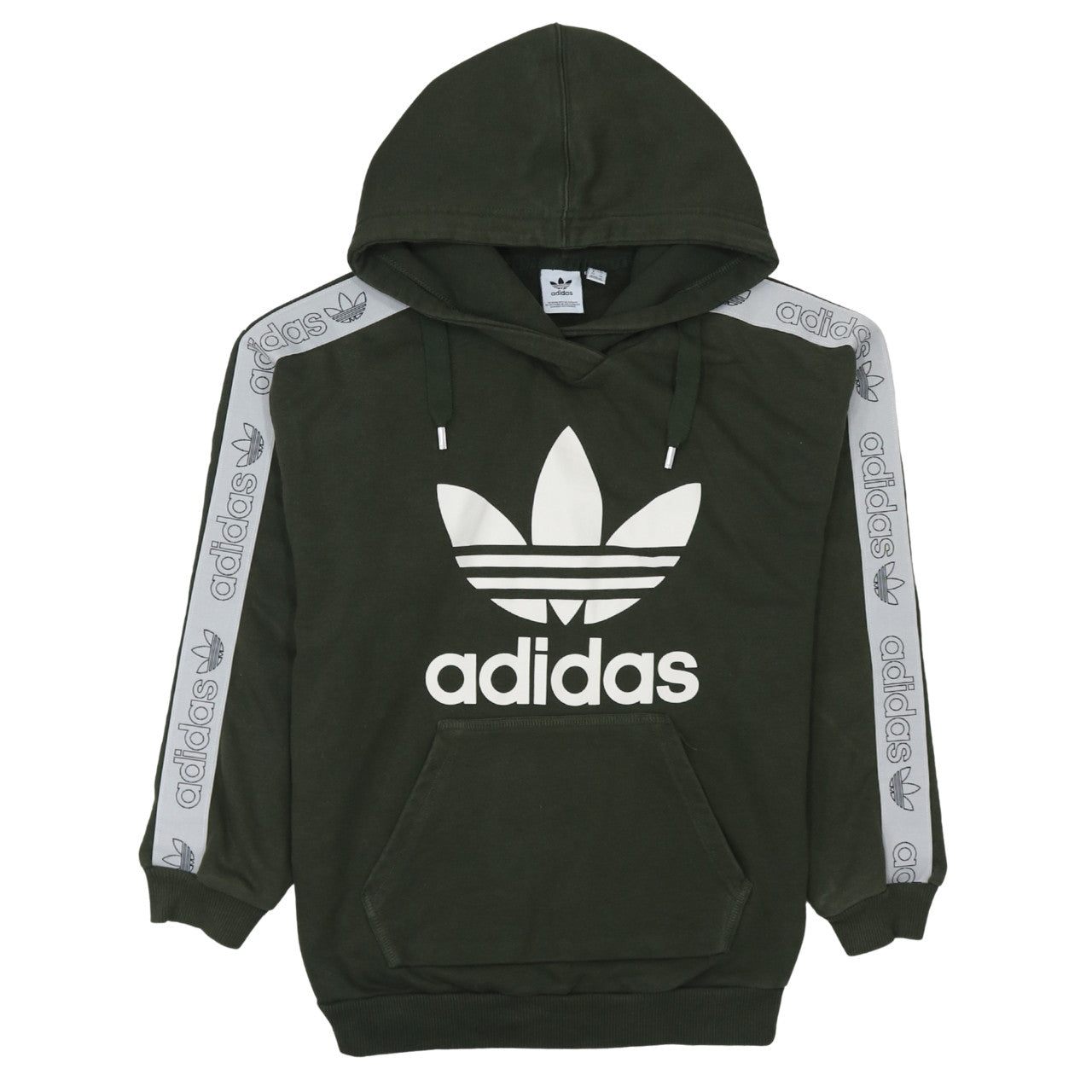 Womens UK Size XS adidas Green Pullover Hoodie