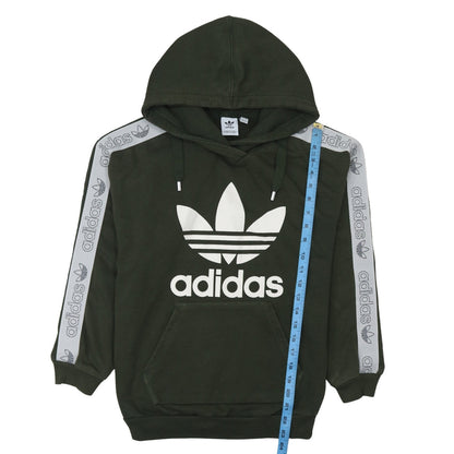Womens UK Size XS adidas Green Pullover Hoodie