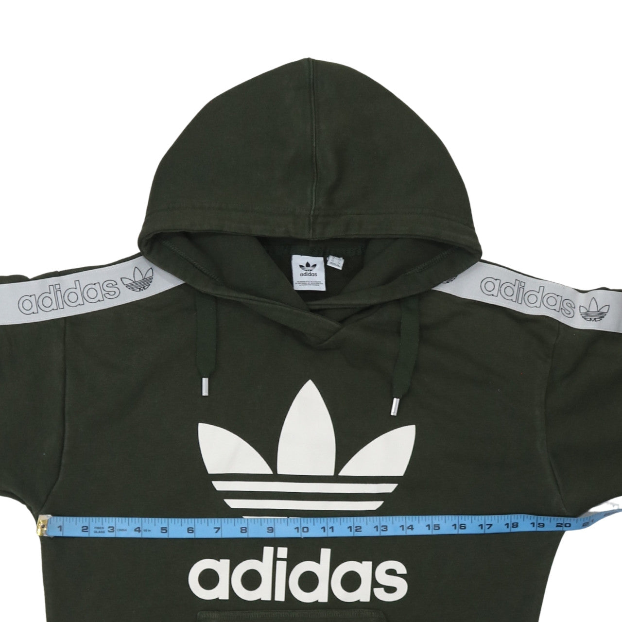 Womens UK Size XS adidas Green Pullover Hoodie