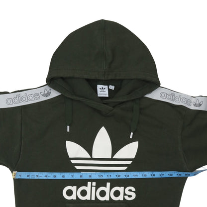 Womens UK Size XS adidas Green Pullover Hoodie