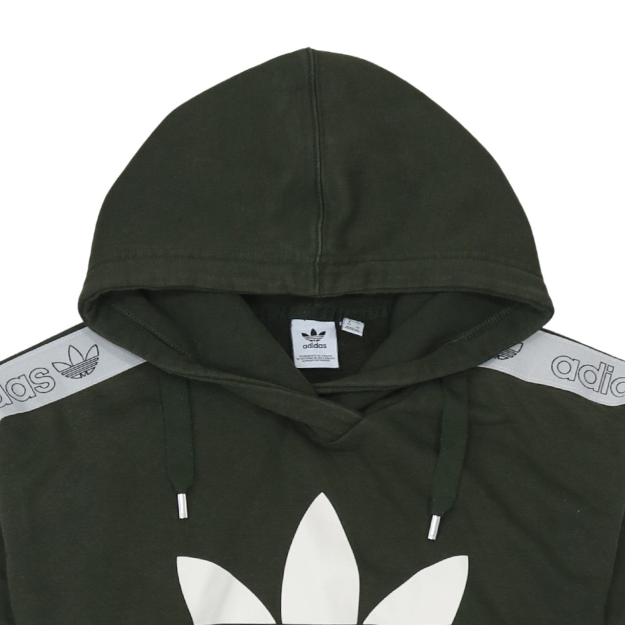 Womens UK Size XS adidas Green Pullover Hoodie