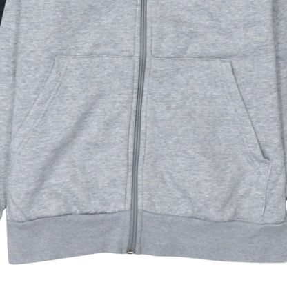 Adidas Boys Grey Full Zip Hoodie 13-14 Years Fleece Sportswear