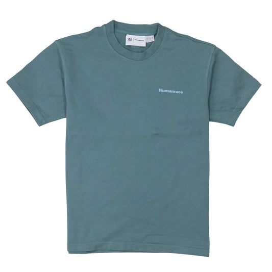 adidas Humanrace Men's Green Short Sleeve Crew Neck Cotton T-Shirt Size S