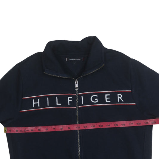 Mens UK Size S Tommy Hilfiger Blue Gym & Training Casual Walking Jacket