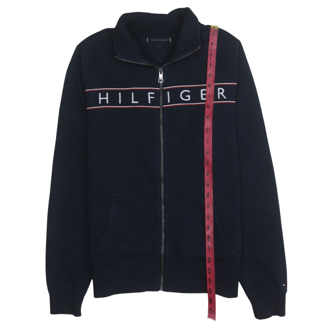 Mens UK Size S Tommy Hilfiger Blue Gym & Training Casual Walking Jacket